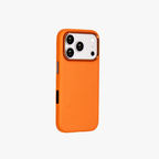 Primo – Orange Leather Premium MagSafe Case Cover for iPhone 17 pro