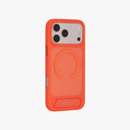 Frostand – Orange Frosted MagSafe Case Cover with Kickstand for iPhone 17 Pro Max