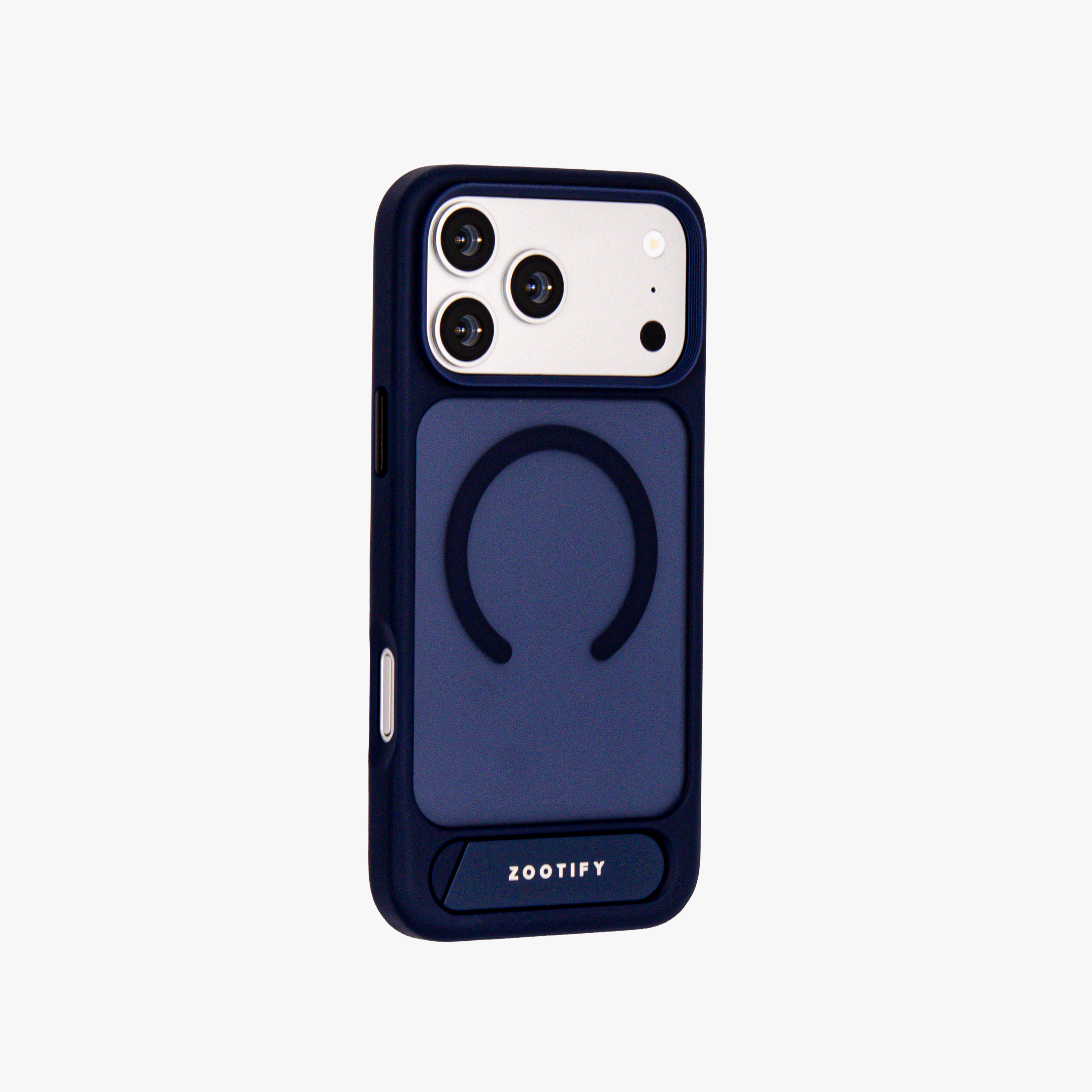 Frostand – Blue Frosted MagSafe Case Cover with Kickstand for iPhone 17 Pro Max