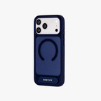 Frostand – Blue Frosted MagSafe Case Cover with Kickstand for iPhone 17 Pro Max