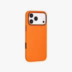 Primo – Orange Leather Premium MagSafe Case Cover for iPhone 17 Pro Max