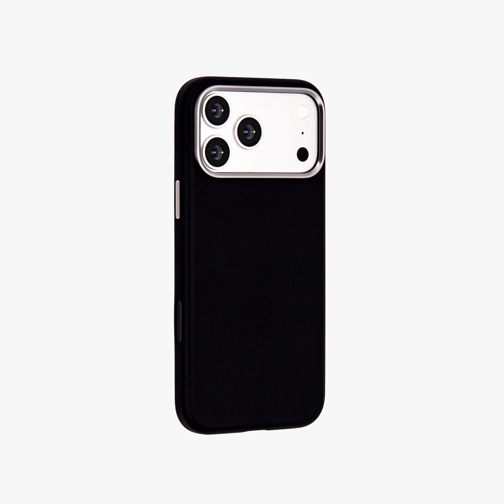 Primo – Black Leather Premium MagSafe Case Cover for iPhone 17 Pro Max