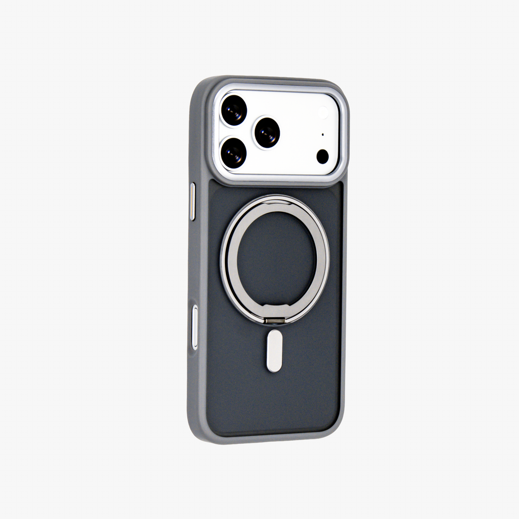 Orbit Grip – Grey O-Stand MagSafe case cover for iPhone 17 Pro Max