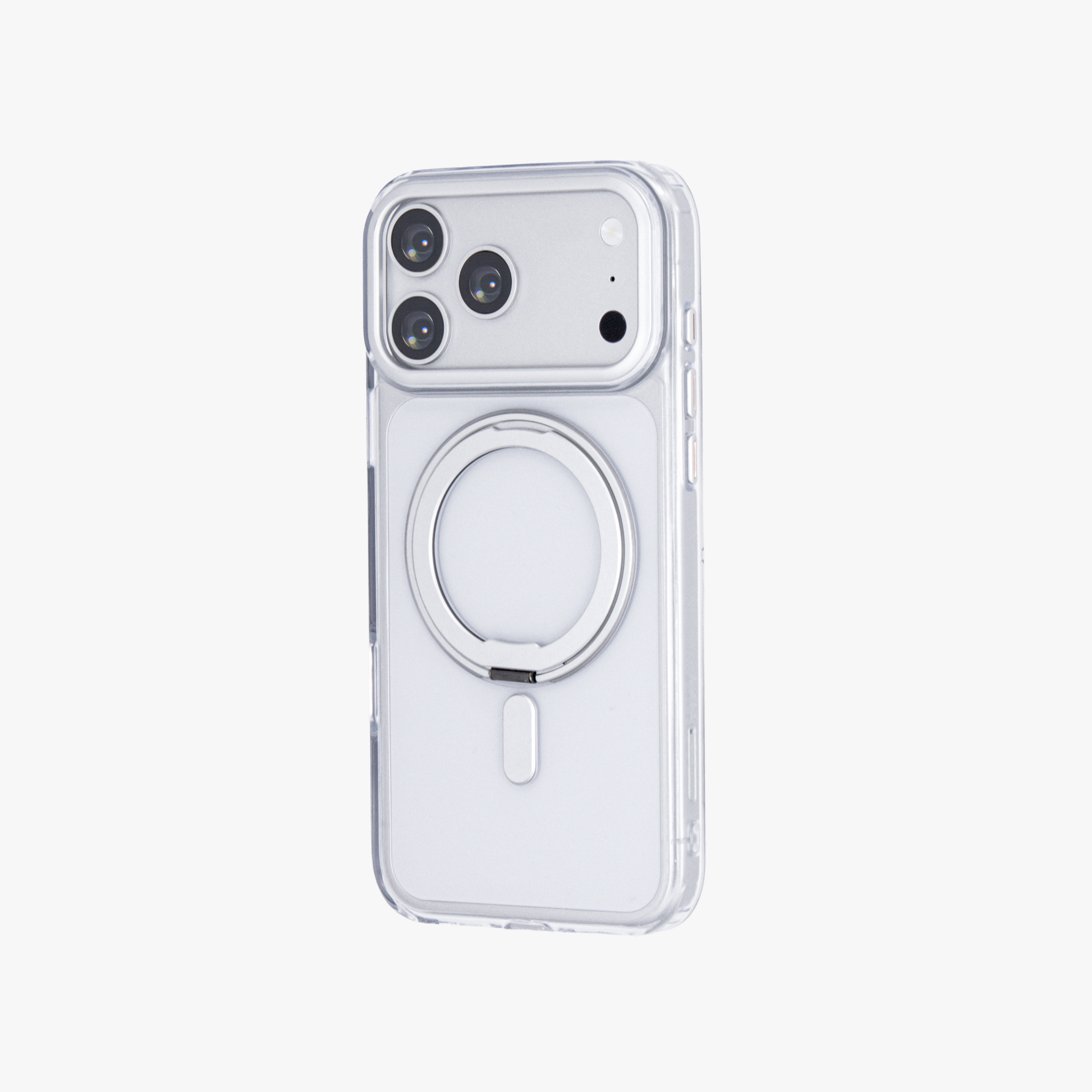 Orbit Grip – Clear transparent O-Stand MagSafe case cover for iPhone 17 Pro Max