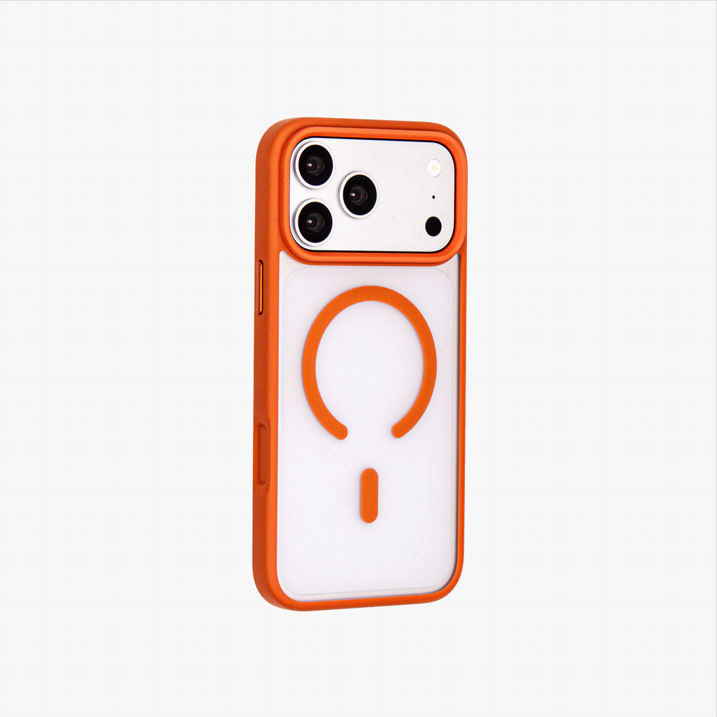 Haze  – Orange Frosted Premium MagSafe Case Cover for iPhone 17 Pro Max