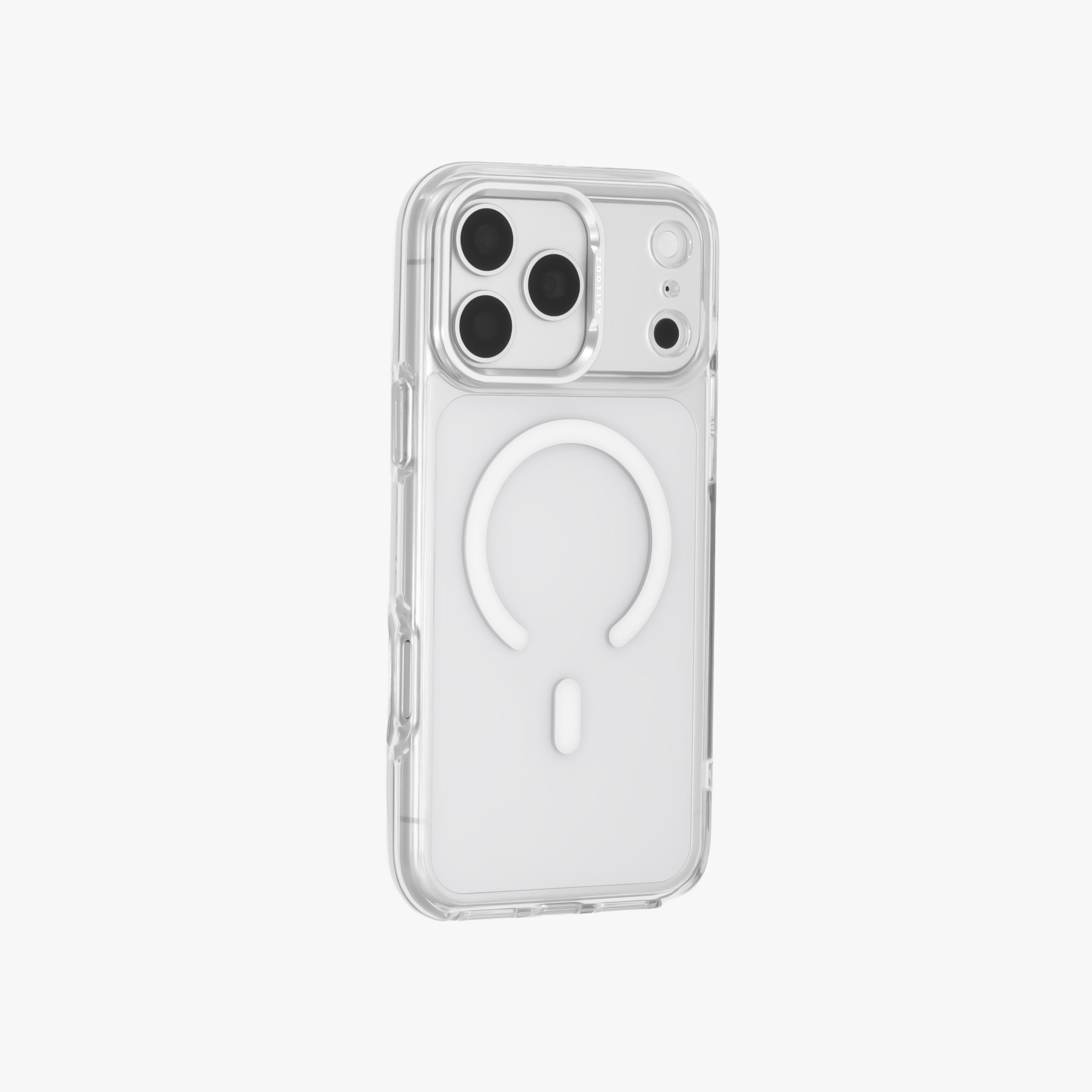 Ironclad – Transparent Silver MagSafe Case Cover for iPhone 17 Pro Max