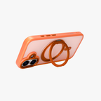 Orbit Grip – Orange O-Stand MagSafe case cover for iPhone 17