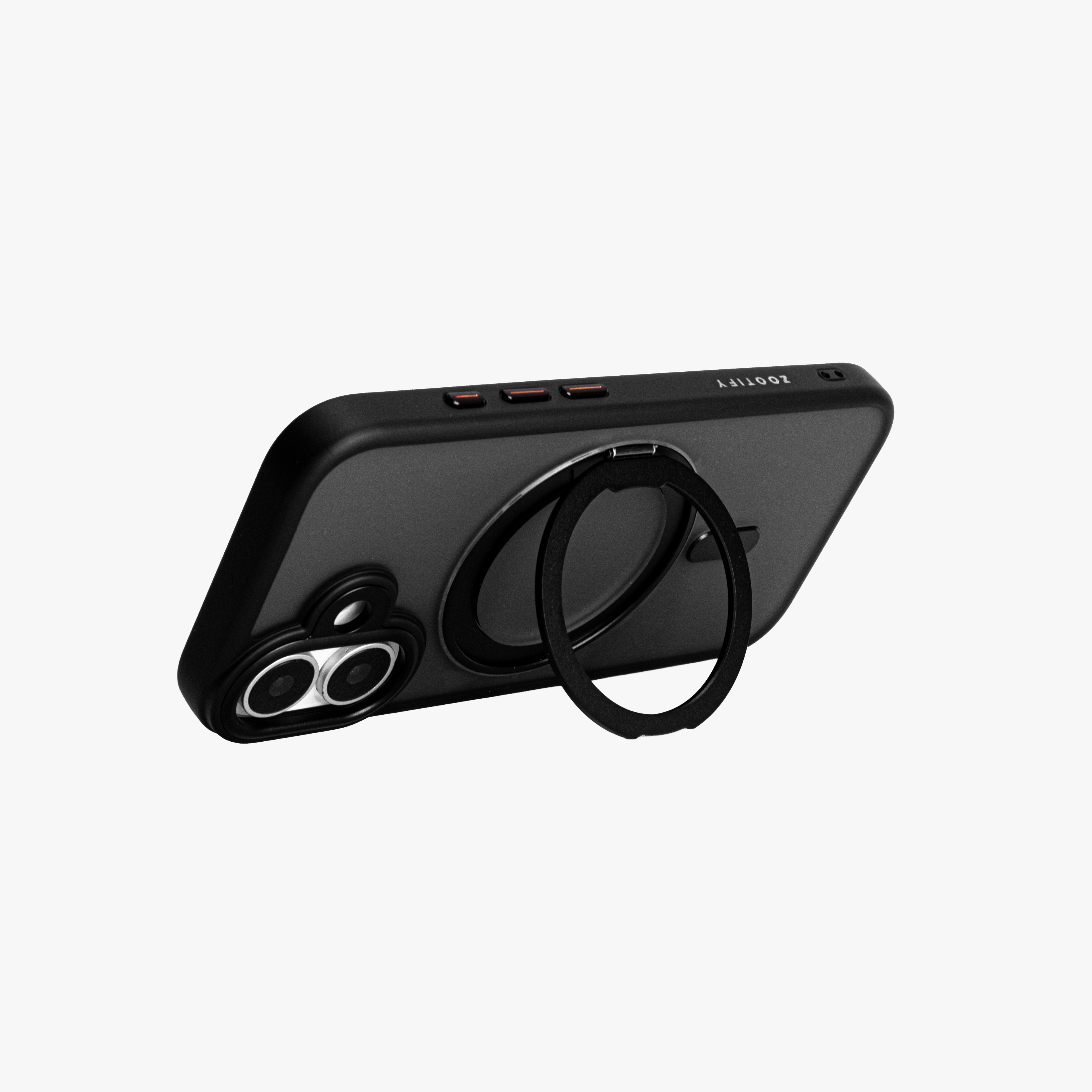 Orbit Grip – Black O-Stand MagSafe case cover for iPhone 17