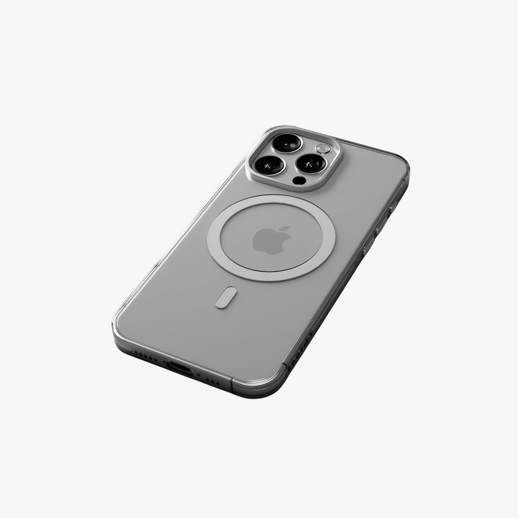 Ironclad Aura  –  Clear Magsafe Transparent Shield Case for iPhone 15 pro
