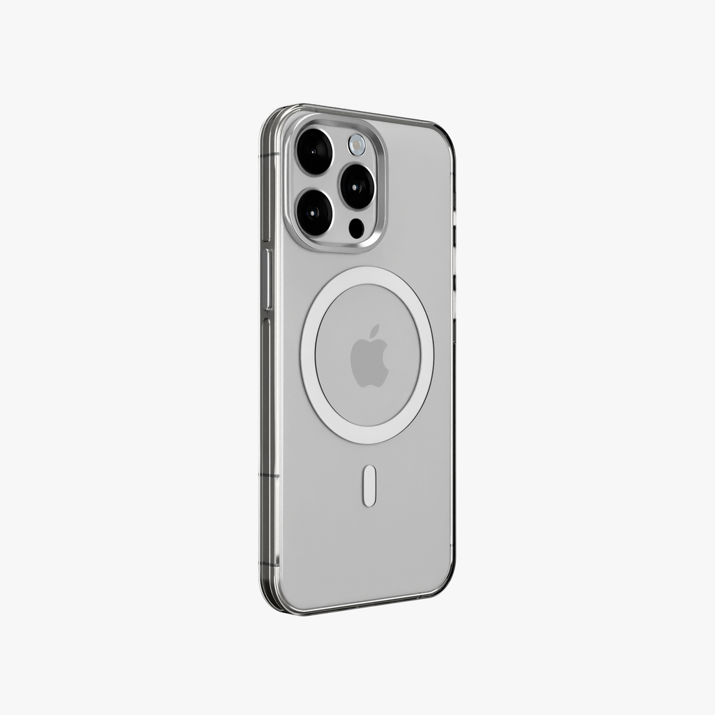 Ironclad Aura  –  Clear Magsafe Transparent Shield Case for iPhone 15 pro