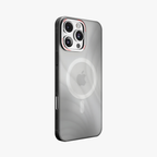 MeteorGlow – Titanium Grey Unique Frosted Finish MagSafe Case for iPhone 16 pro max