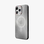 MeteorGlow – Titanium Grey Unique Frosted Finish MagSafe Case for iPhone 16 pro max