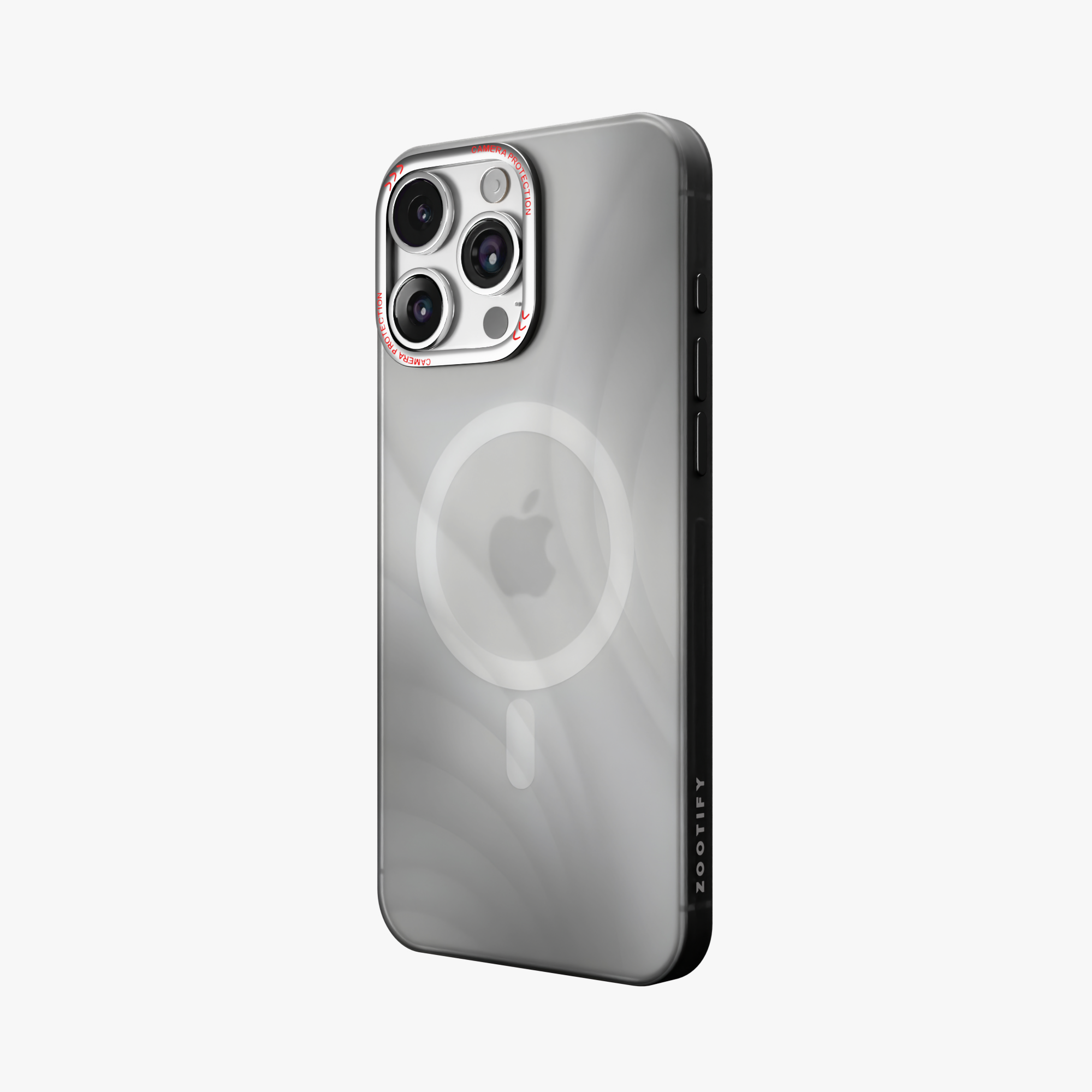 MeteorGlow – Titanium Grey Unique Frosted Finish MagSafe Case for iPhone 16 pro max