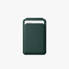 MagSafe Wallet – Olive Green Premium Leatherite Slim Card Holder with Stand