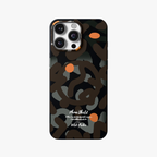 NeoWave – Black  Unique Double-layer Print Frosted MagSafe Phone Cover for iPhone 16 pro max