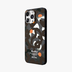 NeoWave – Black  Unique Double-layer Print Frosted MagSafe Phone Cover for iPhone 16 pro max