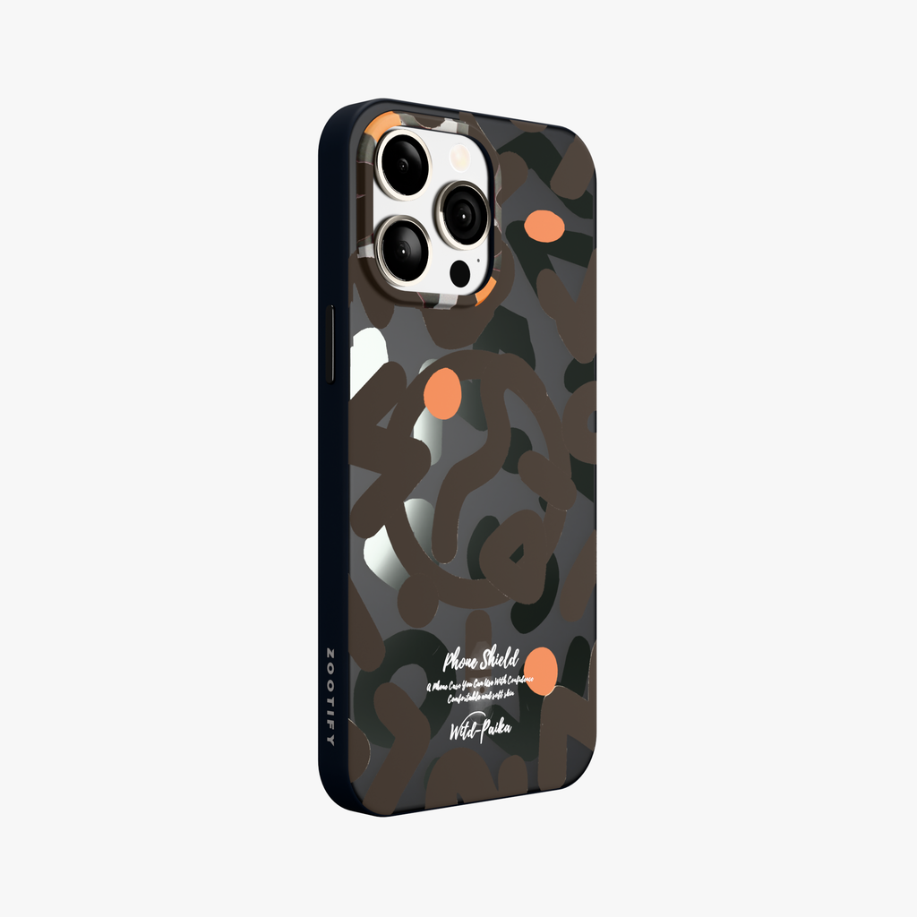 NeoWave – Unique Double-layer Print Frosted MagSafe Phone Cover for iPhone 15 pro max