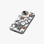 NeoWave – Unique Double-layer Print Frosted MagSafe Phone Cover for iPhone 15