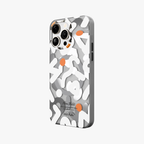 NeoWave – Unique Double-layer Print Frosted MagSafe Phone Cover for iPhone 15 pro max