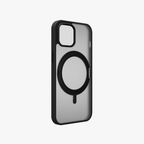 Orbit Grip – Black 360° Tactile O-Stand Clear transparent Case for iPhone 15