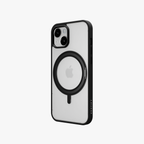 Orbit Grip – Black 360° Tactile O-Stand Clear transparent Case for iPhone 15