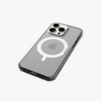 Orbit Grip – 360° Tactile O-Stand Clear transparent Case for iPhone 15 pro max