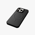 PrimoEdge – Black Luxe Leather design Magsafe case for iPhone 15 pro max