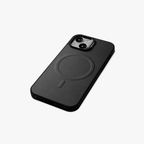 PrimoEdge – Black Luxe Leather design Magsafe case for iPhone 15