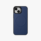 PrimoEdge – Blue Luxe Leather design Magsafe case for iPhone 15