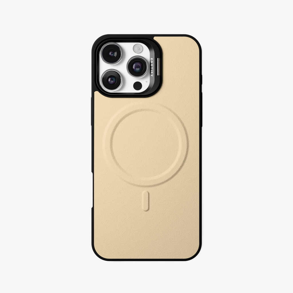 PrimoEdge – Brown Luxe Leather design Magsafe case for iPhone 16 pro max