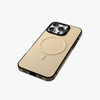 PrimoEdge – Brown Luxe Leather design Magsafe case for iPhone 16 pro max