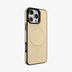 PrimoEdge – Brown Luxe Leather design Magsafe case for iPhone 16 pro max