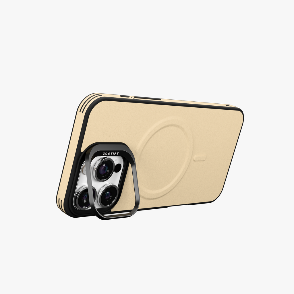 PrimoEdge – Brown Luxe Leather design Magsafe case for iPhone 16 pro max