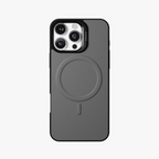 PrimoEdge – Grey Luxe Leather design Magsafe case for iPhone 16 pro max