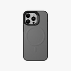 PrimoEdge – Grey Luxe Leather design Magsafe case for iPhone 15 pro
