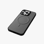 PrimoEdge – Grey Luxe Leather design Magsafe case for iPhone 16 pro max