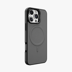 PrimoEdge – Grey Luxe Leather design Magsafe case for iPhone 16 pro max