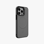 PrimoEdge – Grey Luxe Leather design Magsafe case for iPhone 15 pro
