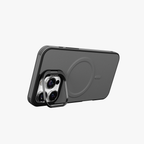 PrimoEdge – Grey Luxe Leather design Magsafe case for iPhone 16 pro max