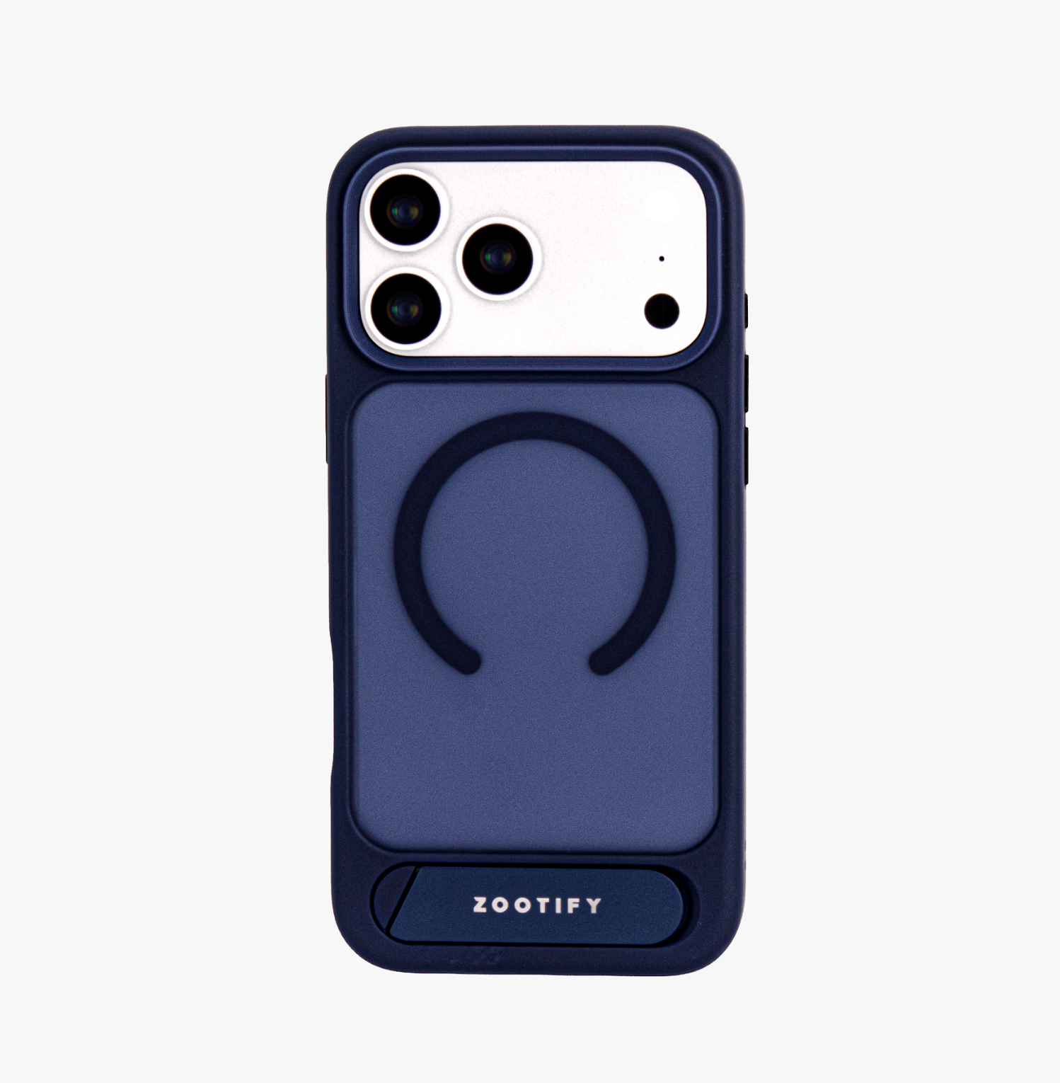 Frostand – Blue Frosted MagSafe Case Cover with Kickstand for iPhone 17 Pro Max