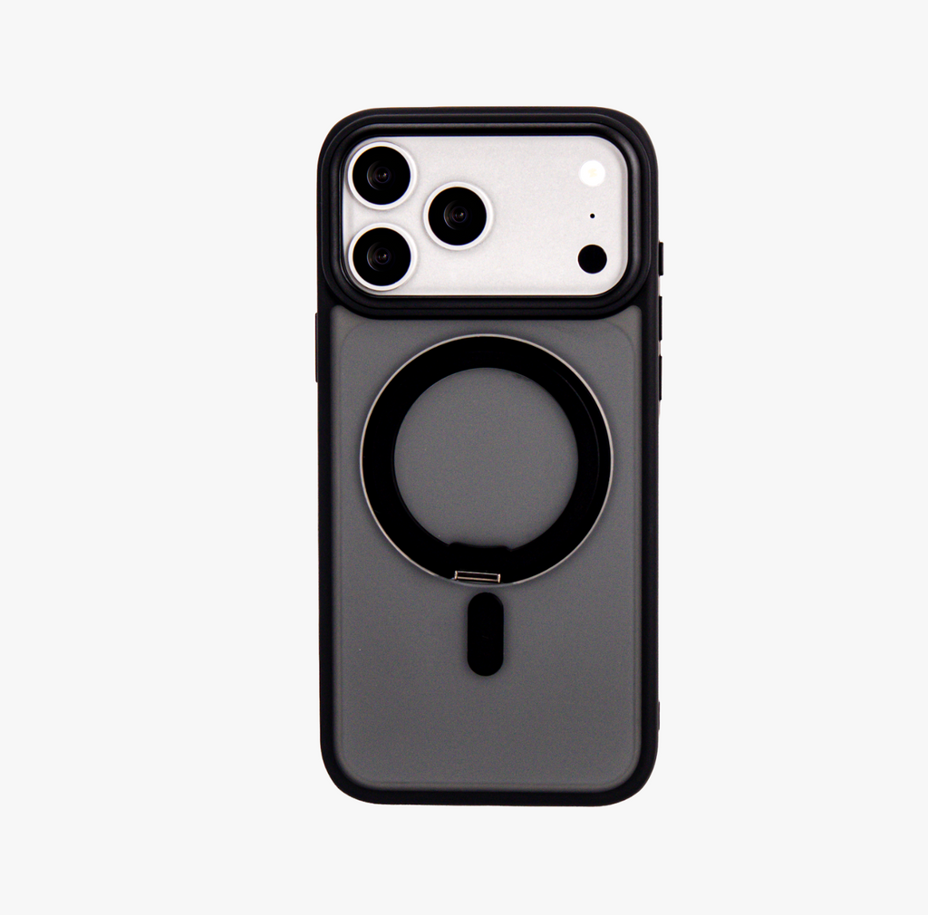Orbit Grip – Black O-Stand MagSafe case cover for iPhone 17 Pro Max