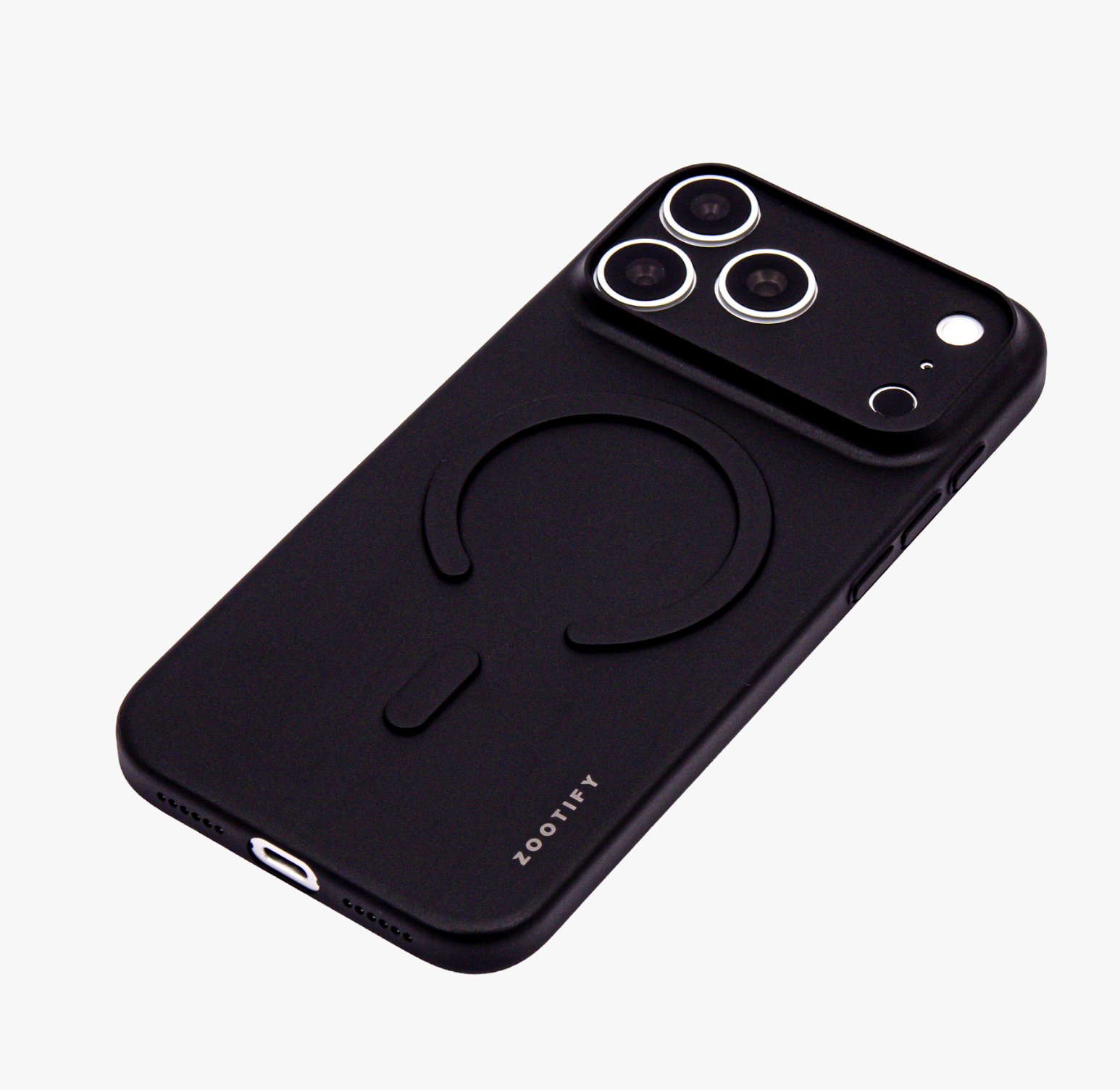 Textura – Black PaperFeel MagSafe Case Cover for iPhone 17 Pro Max