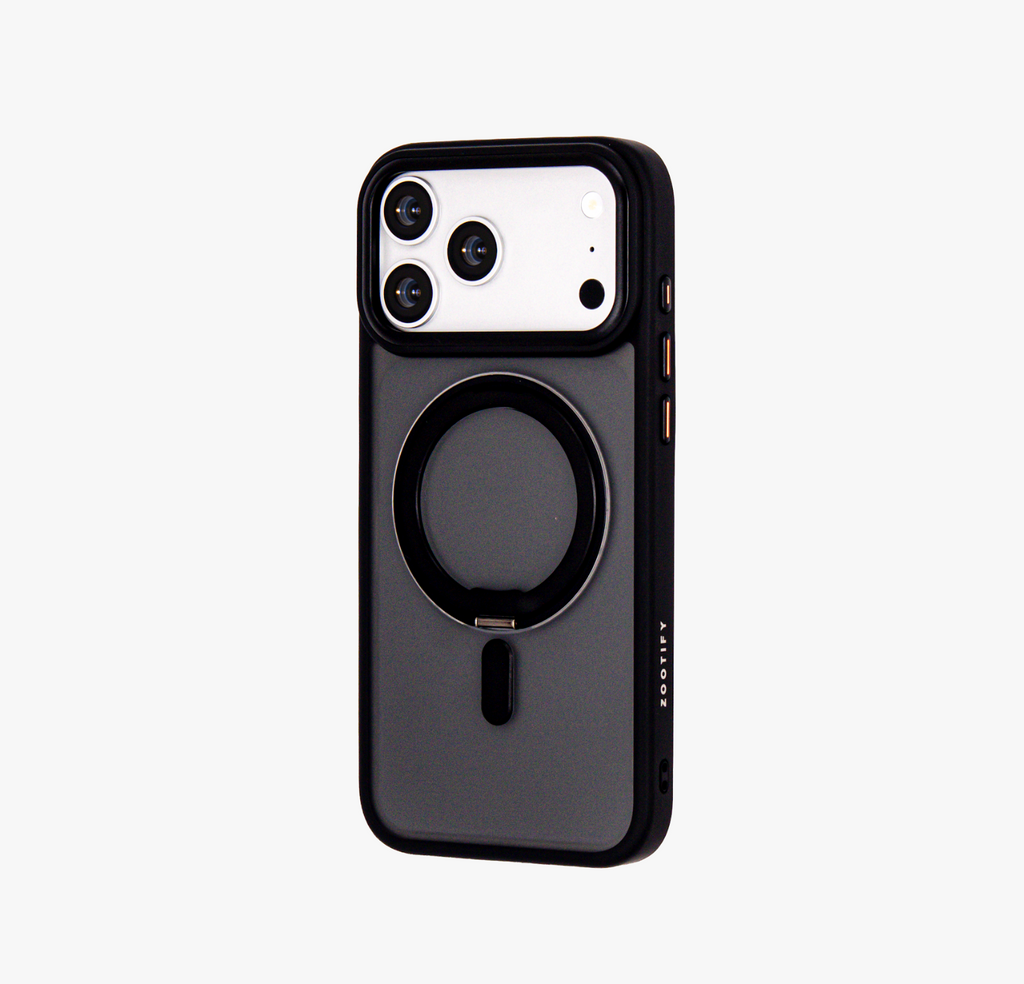 Orbit Grip – Black O-Stand MagSafe case cover for iPhone 17 Pro Max