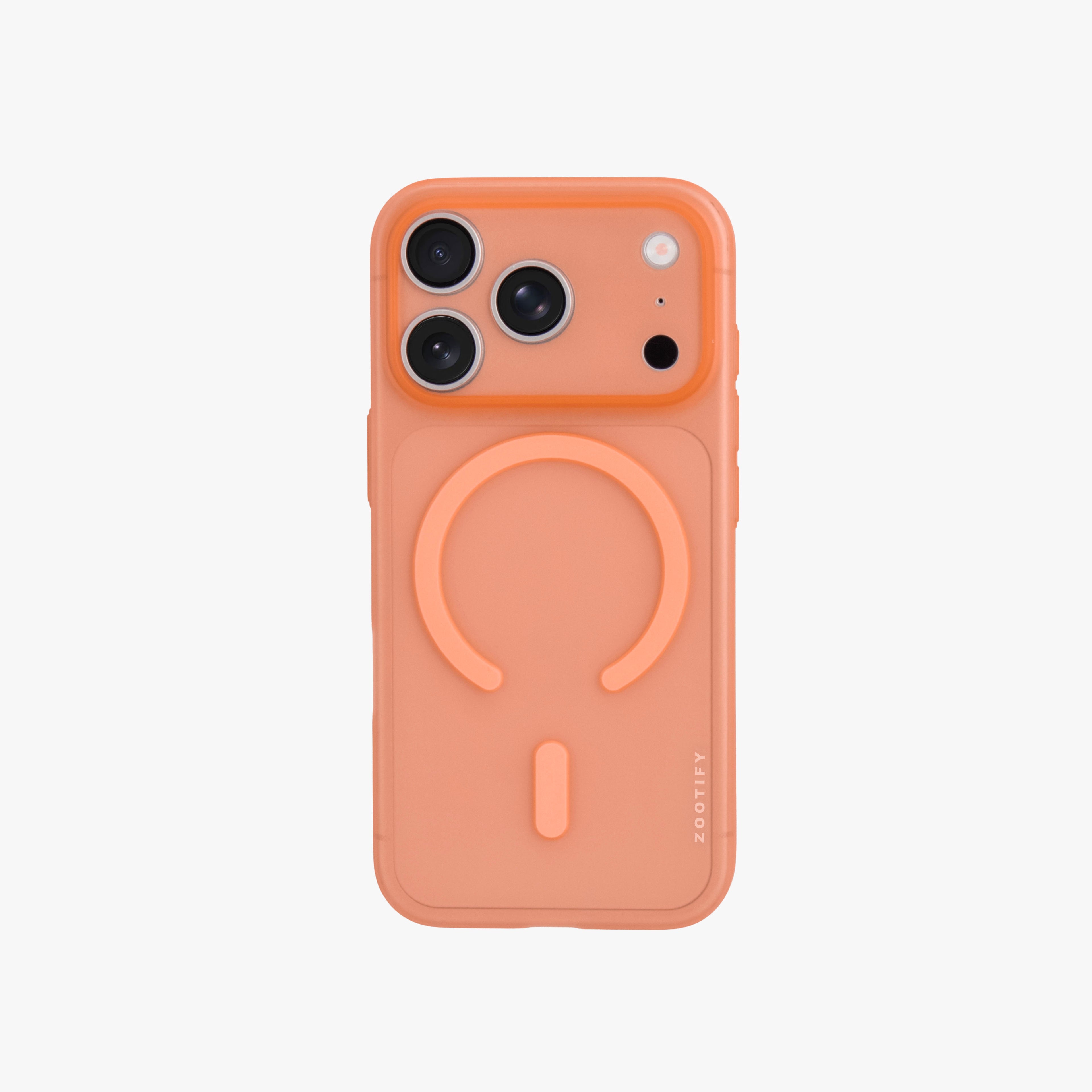 Textura – Orange PaperFeel MagSafe Case Cover for iPhone 17 pro