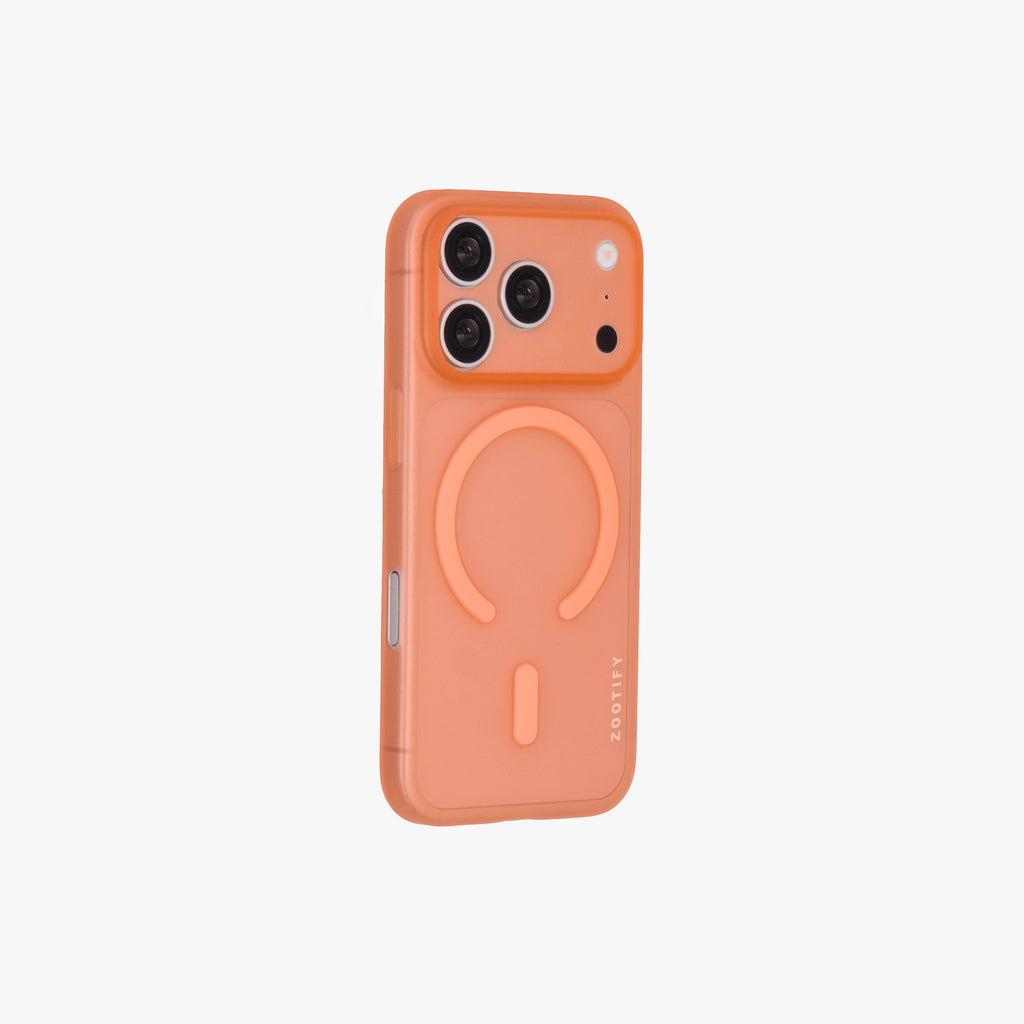 Textura – Orange PaperFeel MagSafe Case Cover for iPhone 17 pro