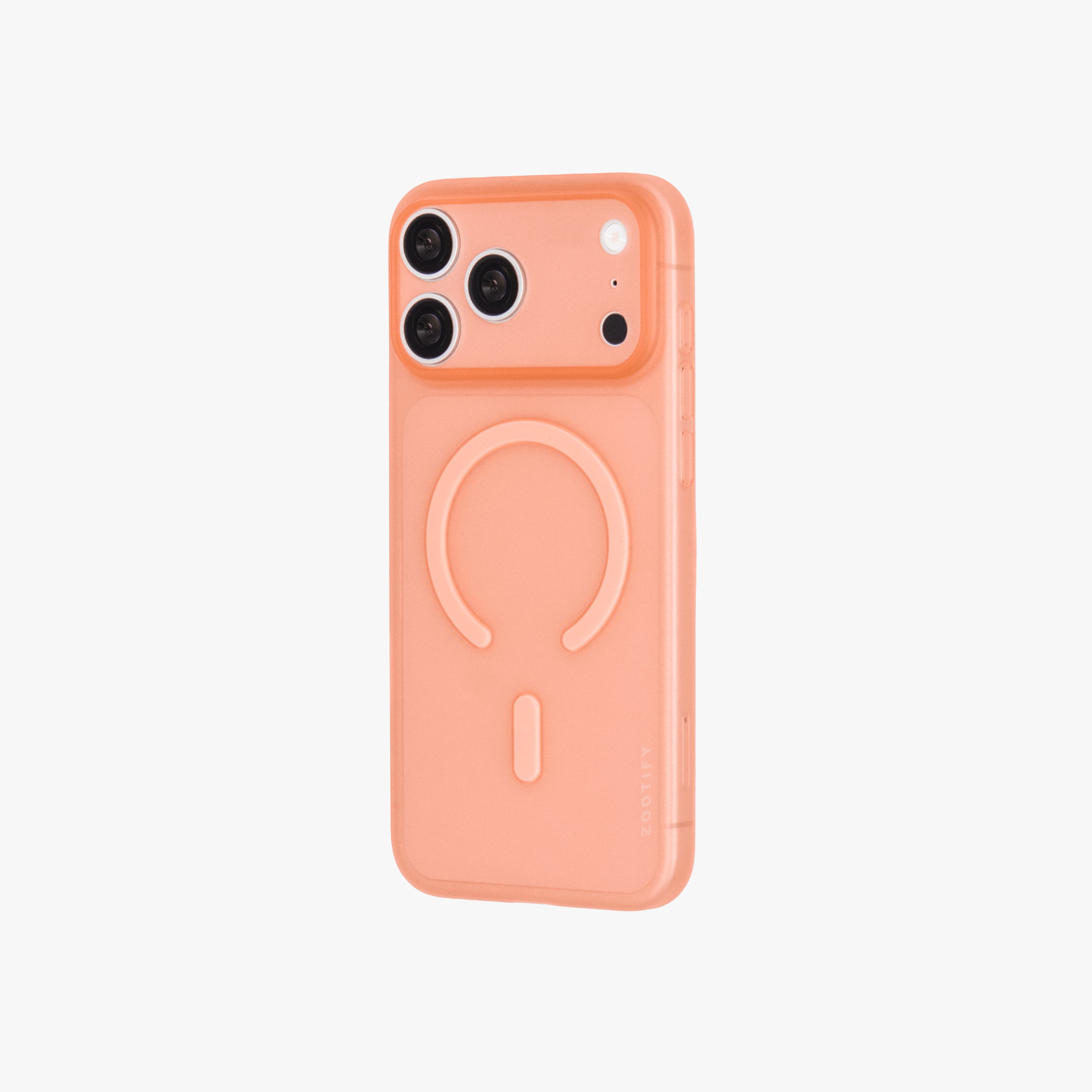 Textura – Orange PaperFeel MagSafe Case Cover for iPhone 17 Pro Max