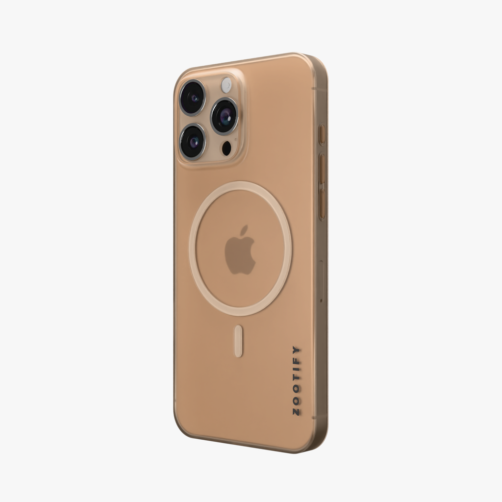 Textura –  Brown PaperFeel MagSafe Case for iPhone 16 pro max