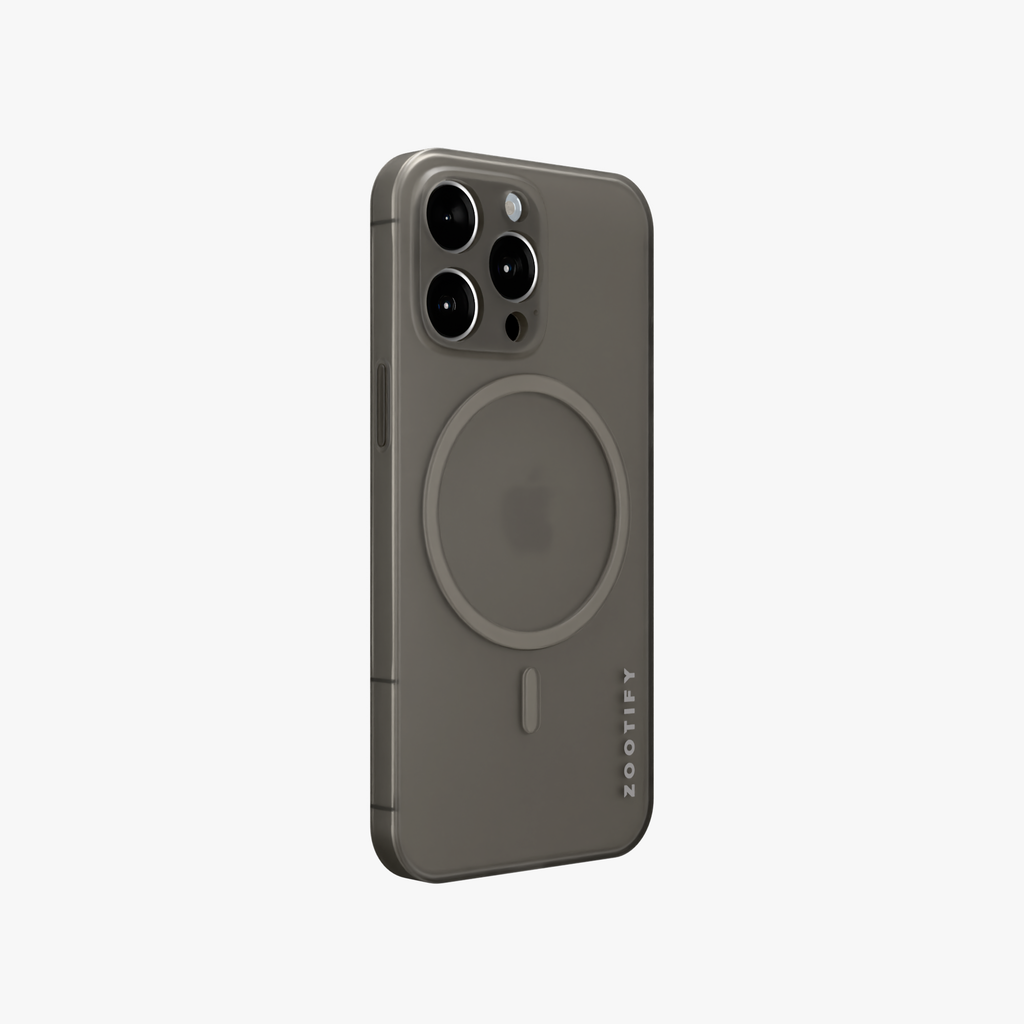 Textura –  Grey PaperFeel MagSafe Case for iPhone 15 pro