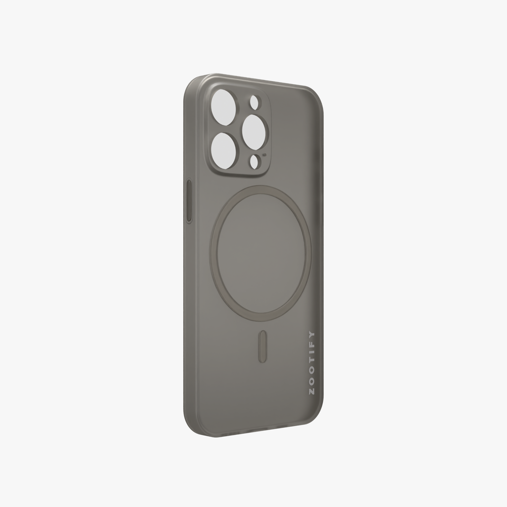 Textura –  Grey PaperFeel MagSafe Case for iPhone 15 pro