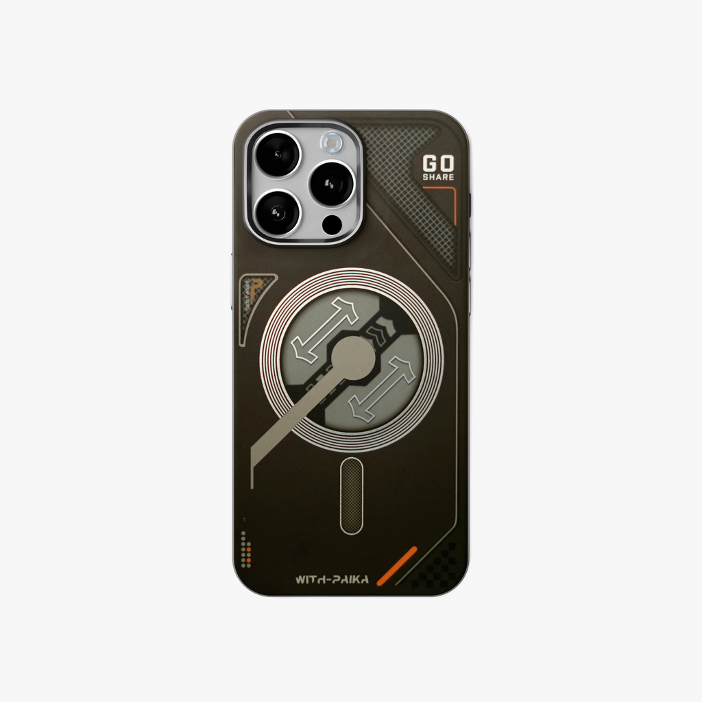 VectorEdge – Black Modern Aesthetics Magsafe case for iPhone 15 pro